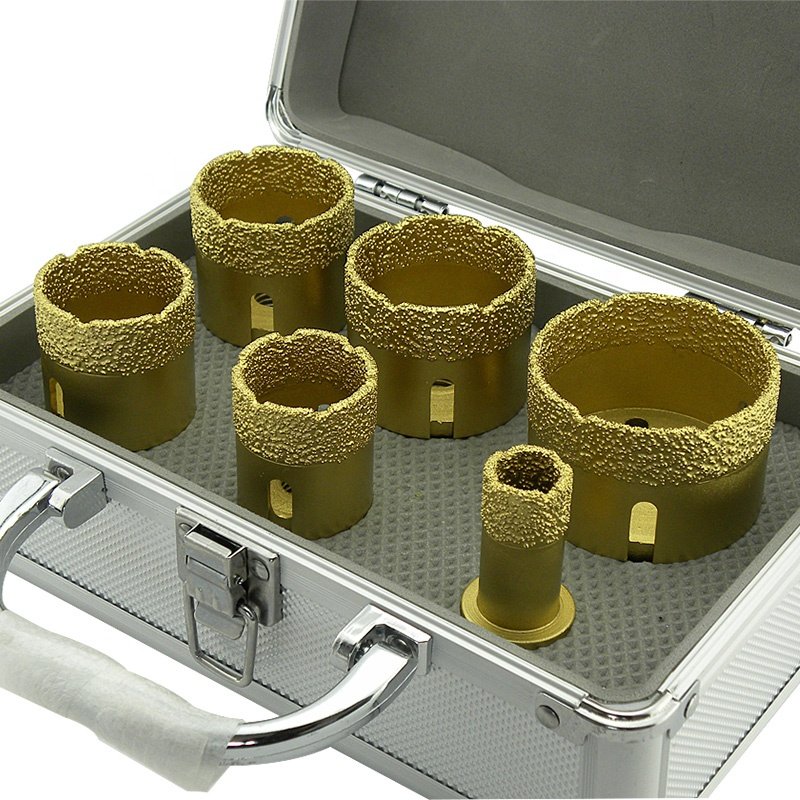 Vacuum brazed M14 diamond tools cutting drill core bit tiles diamond core drills diamond hole saws boring bit set