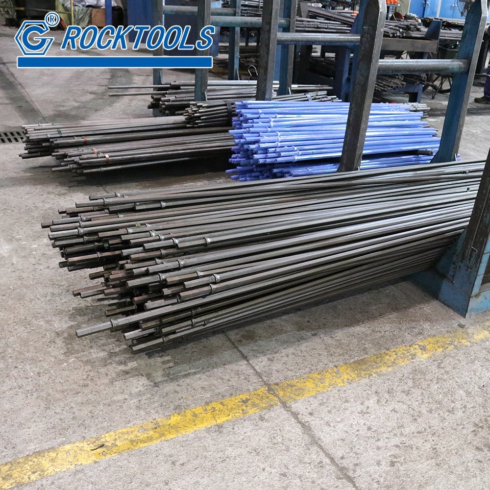 Mining Rock Bore Hole Degree H22 Tapered Drill Steel Rod for Sandvik Atlas Copco Drilling Machine
