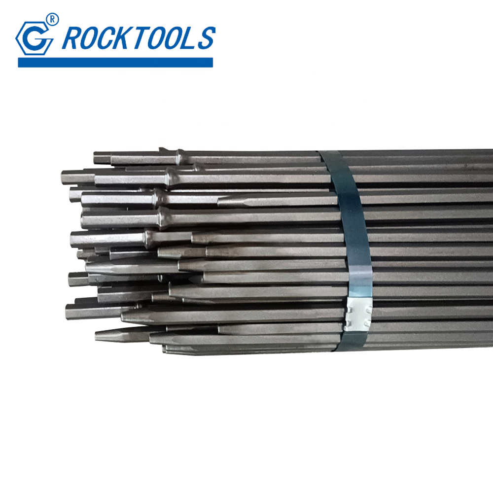 Mining Rock Bore Hole Degree H22 Tapered Drill Steel Rod for Sandvik Atlas Copco Drilling Machine