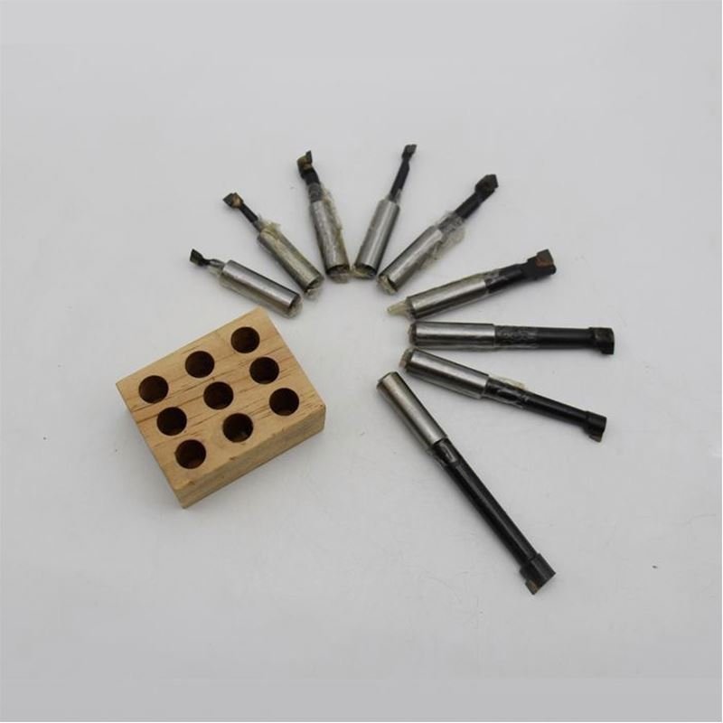 TEBAK Machine Tools Carbide Boring Bar Lathe12 Pcs Carbon Steel F1 Rough Boring Bar Mill Set for Milling CNC and Boring Machine