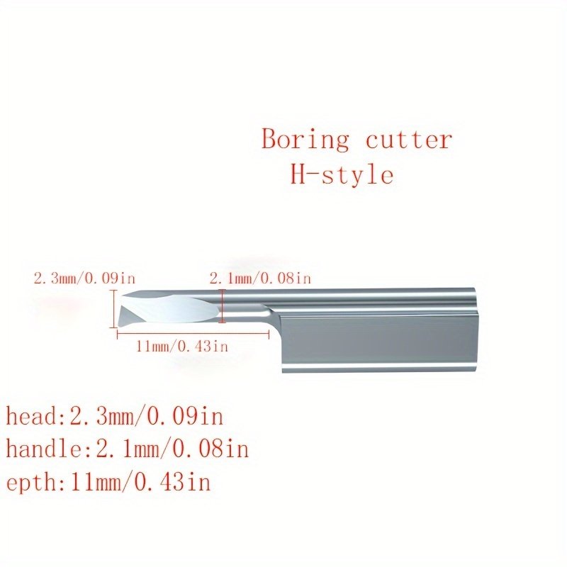 HOANYORE B105.0012.01 tungsten steel boring small diameter CNC boring tool bar Milling cutter shank