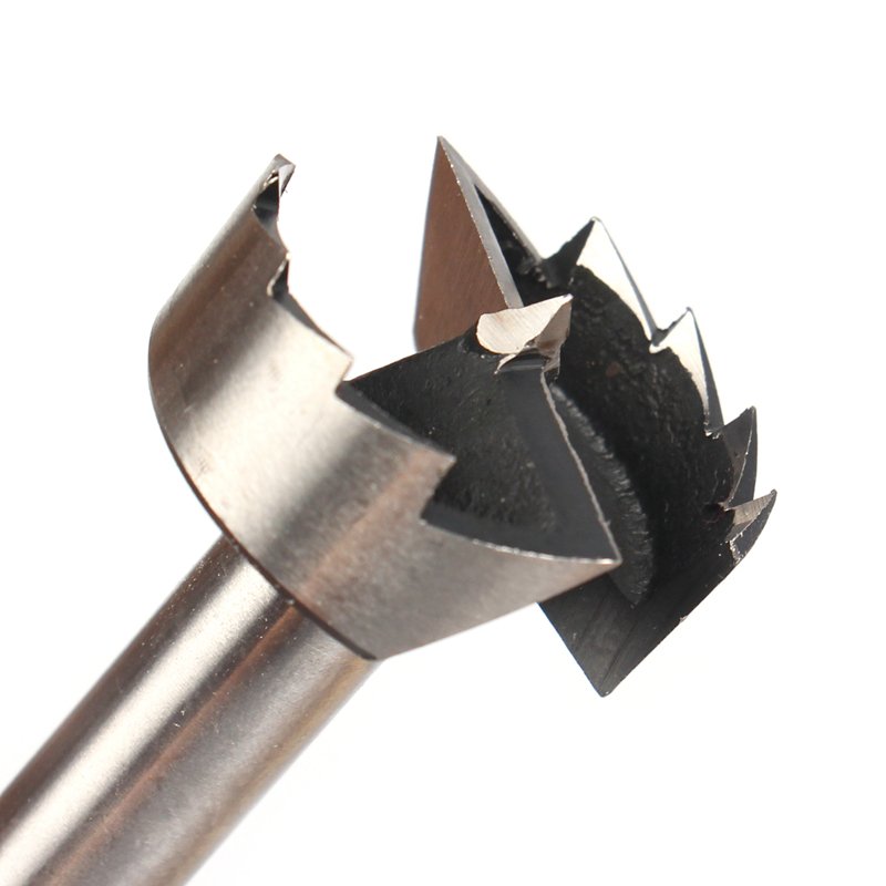 12PCS High Carbon Steel Forstner Tips Woodworking Tools Hole Saw Cutter Hinge Boring Drill Bits Round Shank