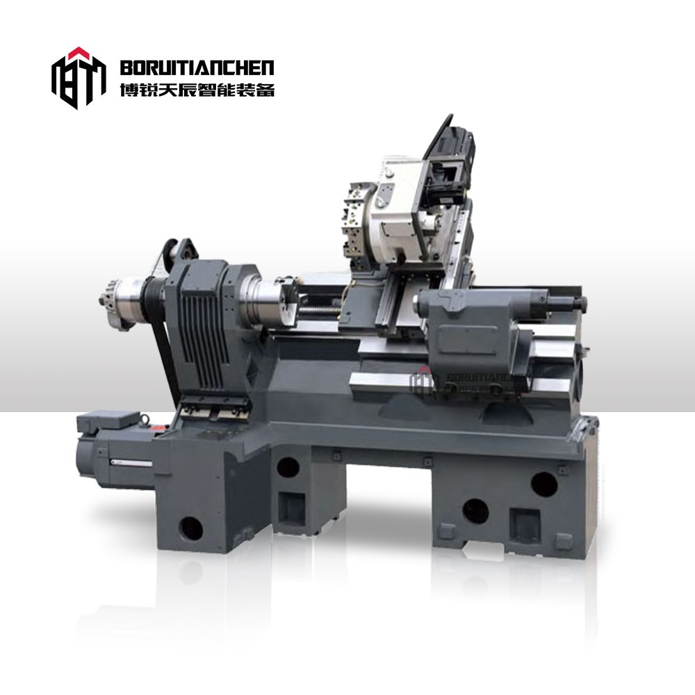 Turning Milling Center Slant Bed Horizontal CNC Lathe Machine BR-20H China 10 Hot Product Single 15 Provided Customizable GSK 66