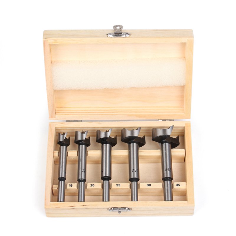 5PCS High quality Forstner Drill Bit for Wood Drill bit sets 35mm Round Shank for woodworking
