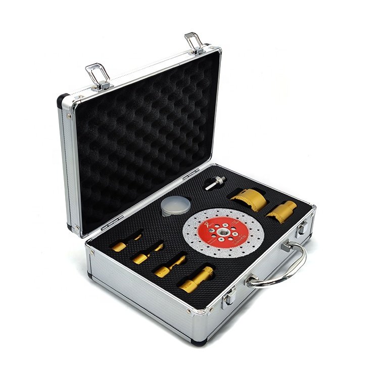 6mm DEYI OEM M14 5/8-11 6mm-130mm tile rock granite marble ceramic concrete diamond set of drills for use Angle grinder