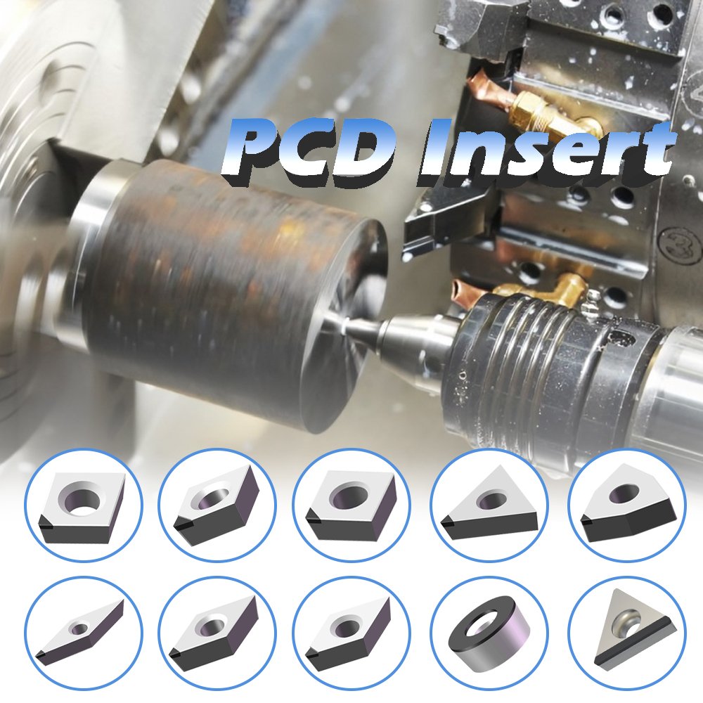 PCD milling cutter RCGW Insert Milling Tools for nonferrous metals materials
