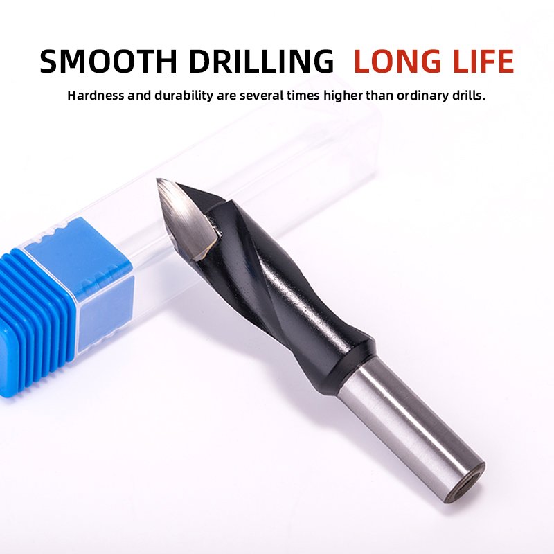 xgenl wood furniture plank hole opener cnc wood bore hole drilling tool woodworking deep hole drill bit 5-10mm