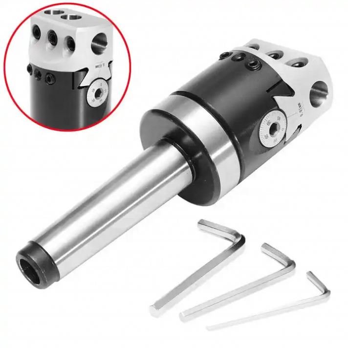 TEBAK CNC machine tools accessories 2 inch 3inch 4inch Rough Boring Head 0.01mm Adjustable 50mm 75mm 100mm F1 boring head