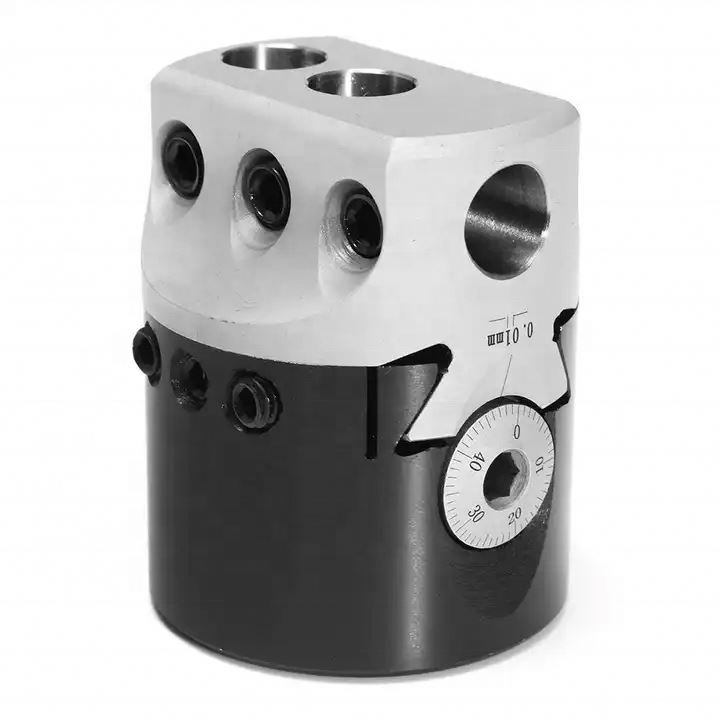 TEBAK CNC machine tools accessories 2 inch 3inch 4inch Rough Boring Head 0.01mm Adjustable 50mm 75mm 100mm F1 boring head