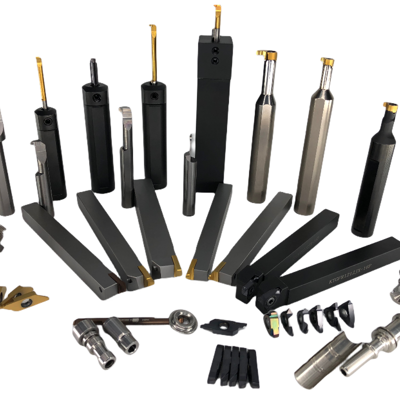 Customized tiny tool MVR 8 B3.0 L27 Bars Deep Face Grooving with 2 Coolant Bores