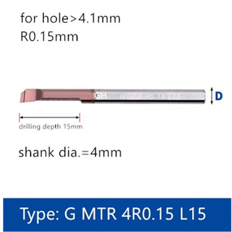 Hot sales Small hole micro turning bore cutter Tungsten Carbide Alloy Boring tool MTR for steel iron yg6