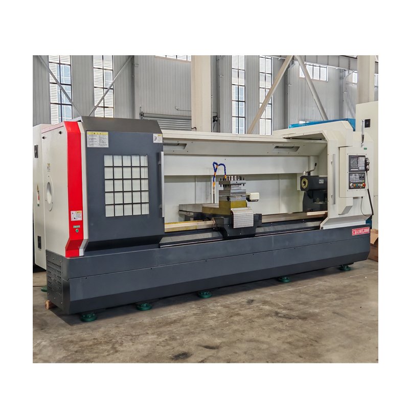 Large bore horizontal CNC lathe Siemens System CK6180 heavy duty horizontal lathe