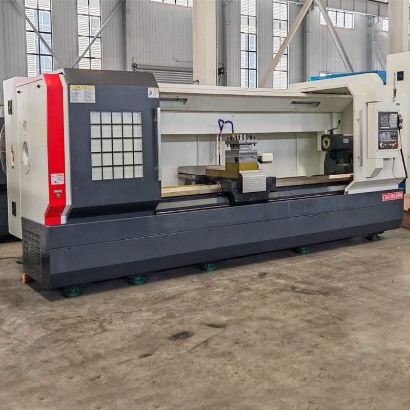 Large bore horizontal CNC lathe Siemens System CK6180 heavy duty horizontal lathe