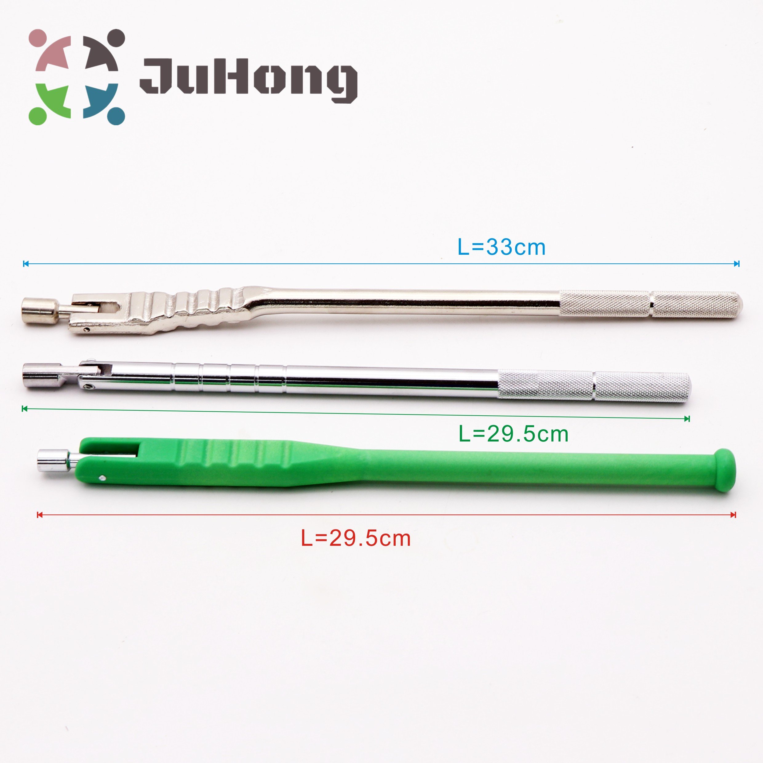 Valve Stem Puller Installer Snap In Valve Puller Metal / Plastic Handle Truck Tire Valve Installation Tool Bus Car Repair Tools
