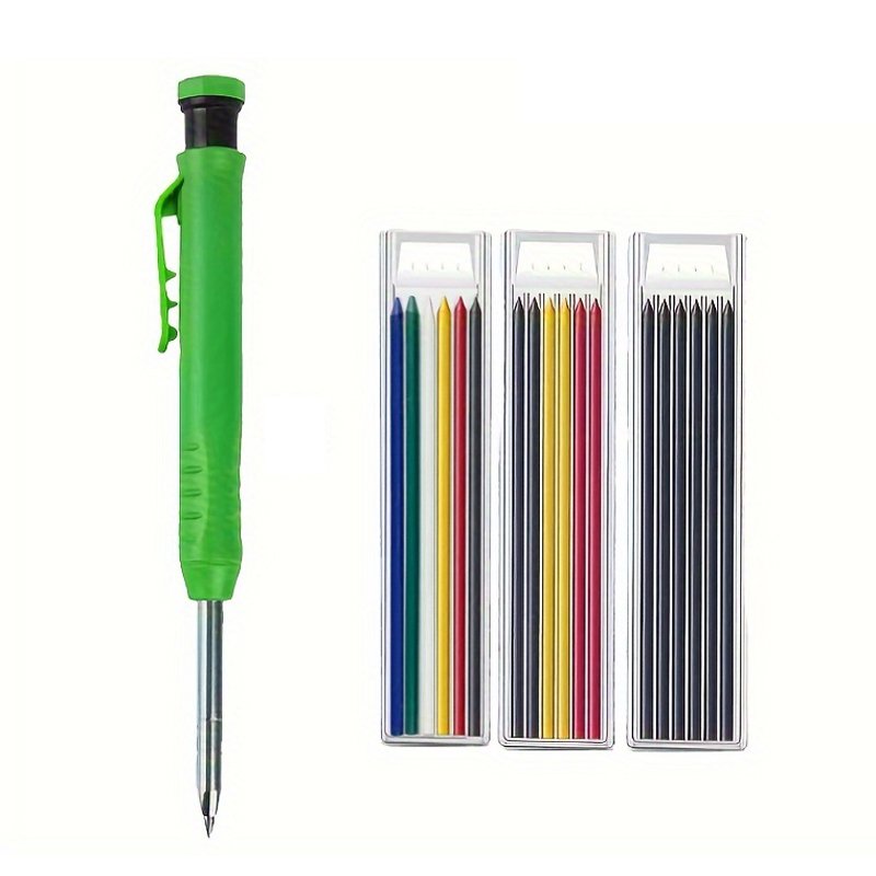Diy Grade Carpenter Mechanical Pencil Hand Tool for Precise Markings Customizable OEM and ODM Support Metal and Wood Material