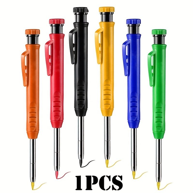 Diy Grade Carpenter Mechanical Pencil Hand Tool for Precise Markings Customizable OEM and ODM Support Metal and Wood Material
