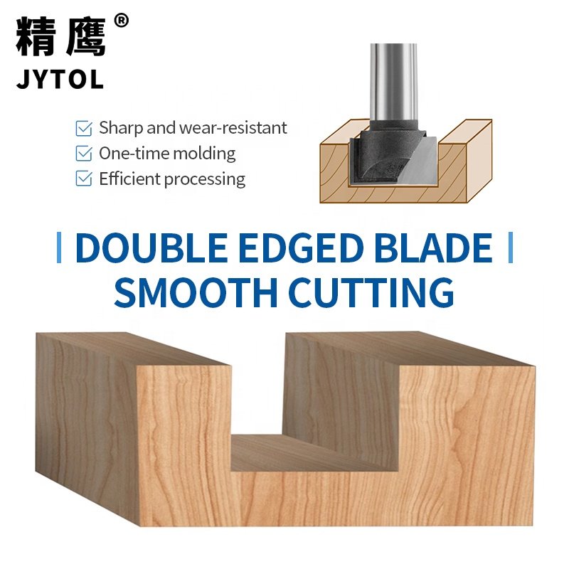 CNC Router Wood Bit Tools Flat Bottom Milling Cutter Drilling Countersink Carbide Tipped Bore Step Drill Bits