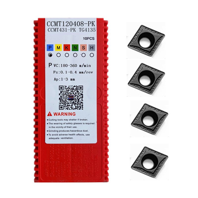 CNC inner hole turning insert CCMT060204/09T304/120404 rhombus stainless steel ceramic boring cutter grain