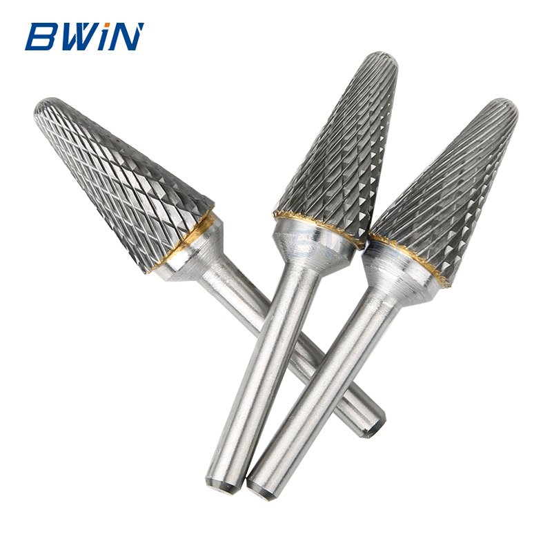 BWiN 3mm wood carving rotary burr metal deburring polishing tools tungsten carbide burr for metal