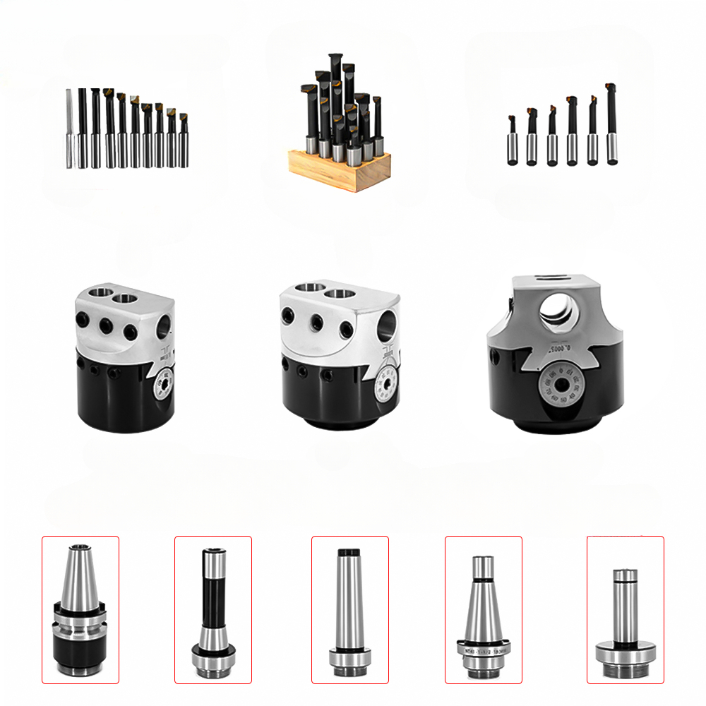 F1 Boring Hole Boring Bar Set Tungsten Carbide Bar Boring Head MT SK R8 BT40 NT40 Boring Bar Set Boring Device F1 Boring Tool