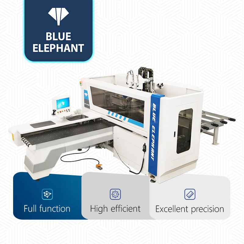 Six Sides Automatic CNC Drilling Machine Wooden Door Hole Groove Processing Machine With Automatic Tool Changing