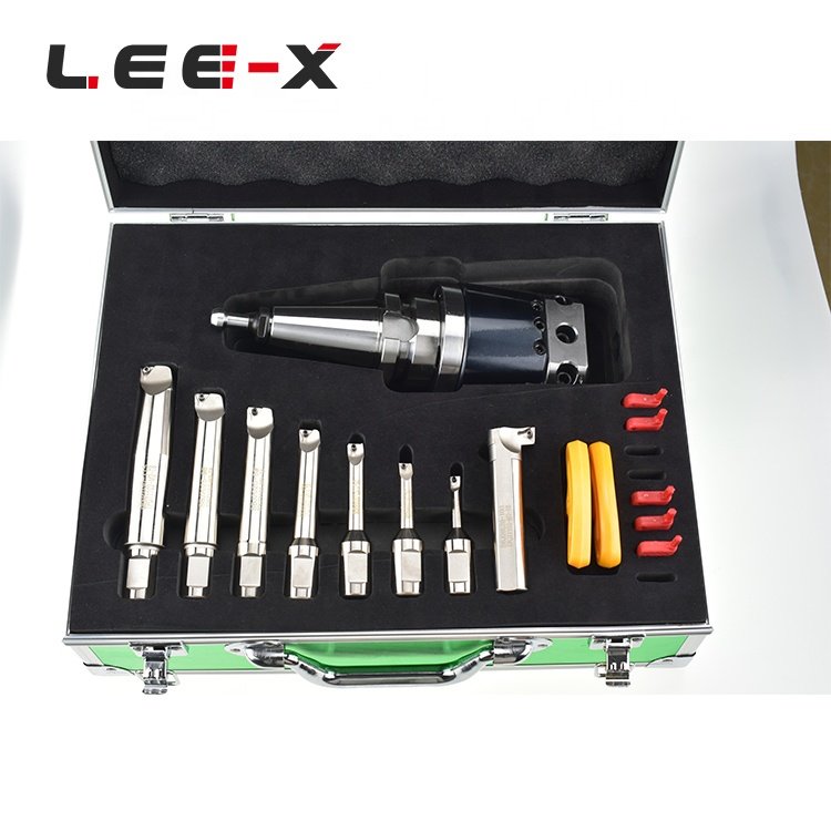 LEE-X NBH2084 fine boring tool set BT40-NBH 2084 Boring Kit Precision Adjustable Micro Boring Head R8 NT40 NBH 2084 Range 8-280