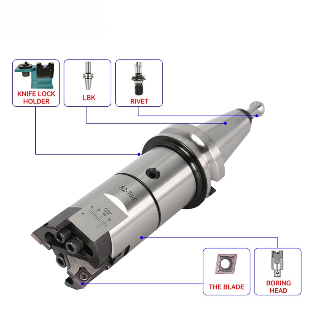 LBK1 LBK2 LBK3 LBK4 LBK5 LBK6 Extension rod BT30 BT40 LBK Tool Holder lengthening bar RBH EWN Fine Boring head tool holder