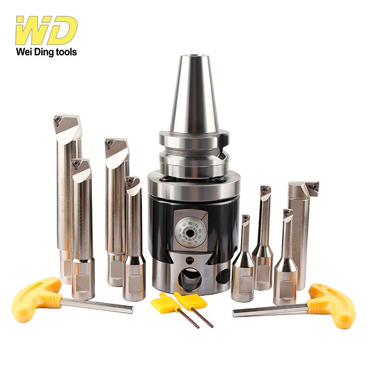 High Precision BT30 BT40 BT40 1PCS Set NBH2084 Boring Head System Holder Boring Hole Rang 8 to 280mm Boring Tool