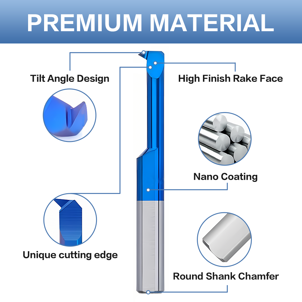 High Precision Solid Carbide Boring Bar Turning Boring Tool Internal Mini Boring Cutter For Internal Grooving