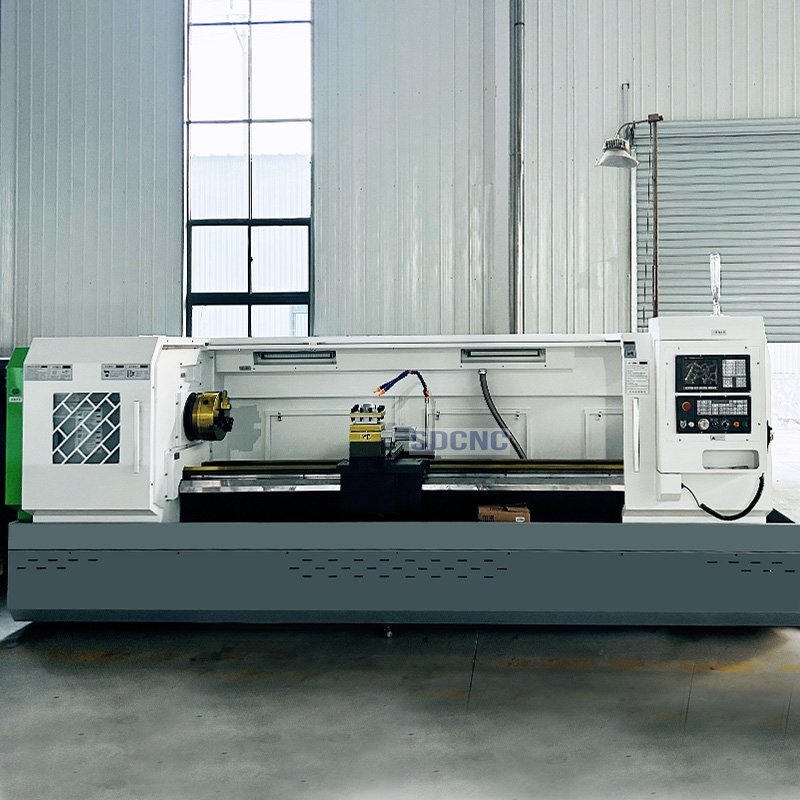 High precision large spindle bore lathe CK6150 lathe for heavy duty metal