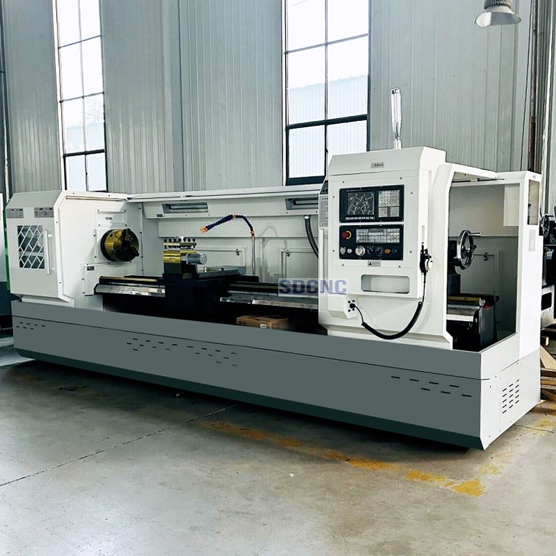 High precision large spindle bore lathe CK6150 lathe for heavy duty metal