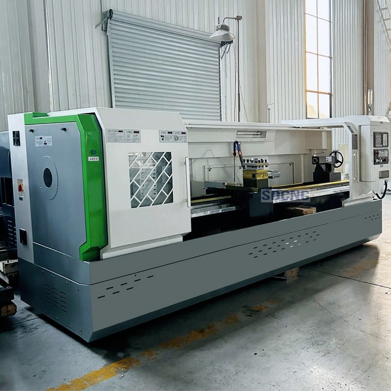 High precision large spindle bore lathe CK6150 lathe for heavy duty metal