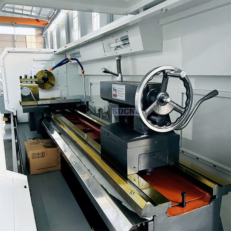 High precision large spindle bore lathe CK6150 lathe for heavy duty metal