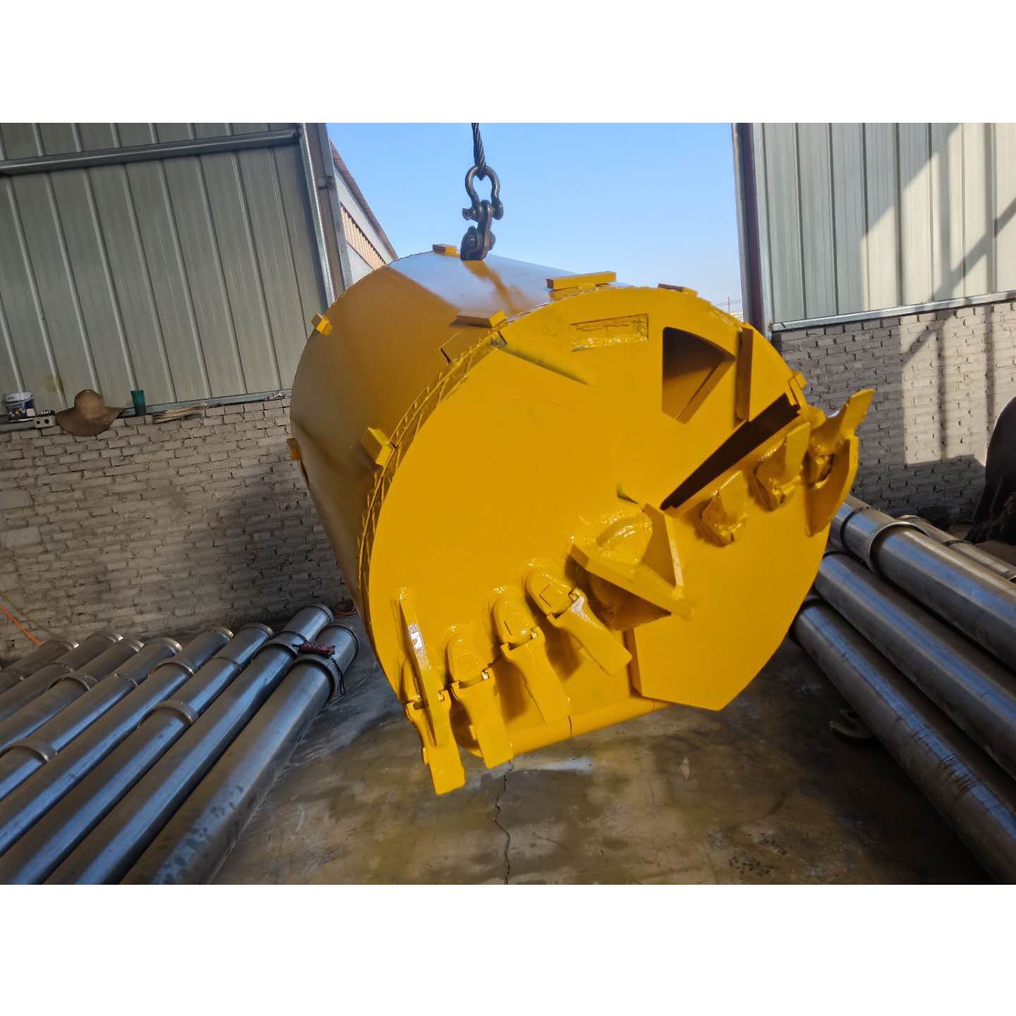 China Top Supply Bored pile boring tools Drilling Bucket with Soil Drilling Teeth 2000mm other construction machine customized