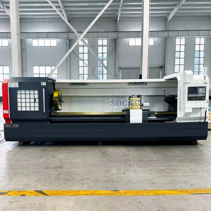 Large spindle bore heavy duty lathe machine CK6180*3000 CNC lathe machine