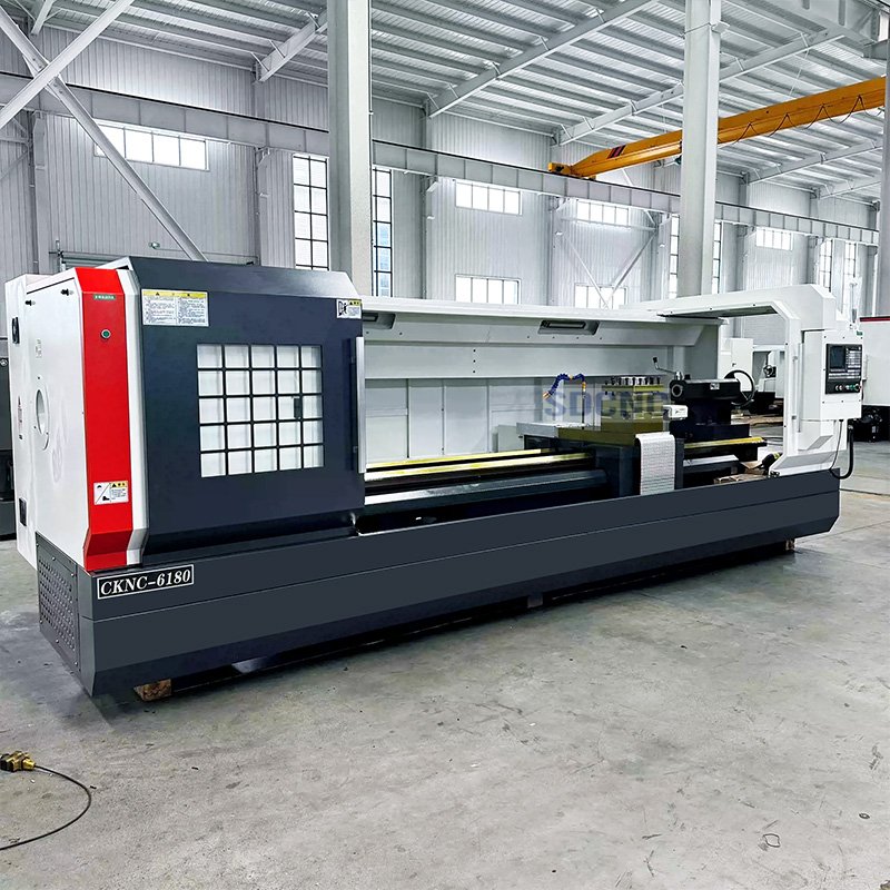 Large spindle bore heavy duty lathe machine CK6180*3000 CNC lathe machine