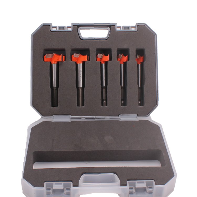 5Pcs 15-35mm Forstner drill bits Tungsten Carbide Wood drill bit Forstner drill bit Woodworking Hole Saw Cutter Hinge Boring