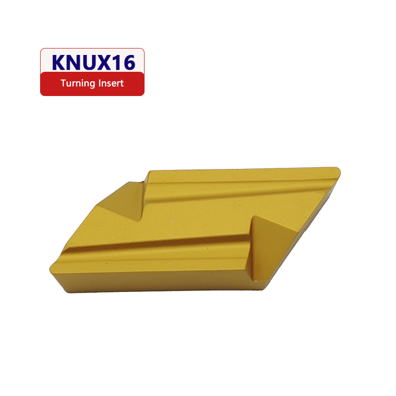 KNUX160405R11 adopts chemically coated hard alloy turning boring steel parts with CNC inserts that can be rotated KNUX160405R11