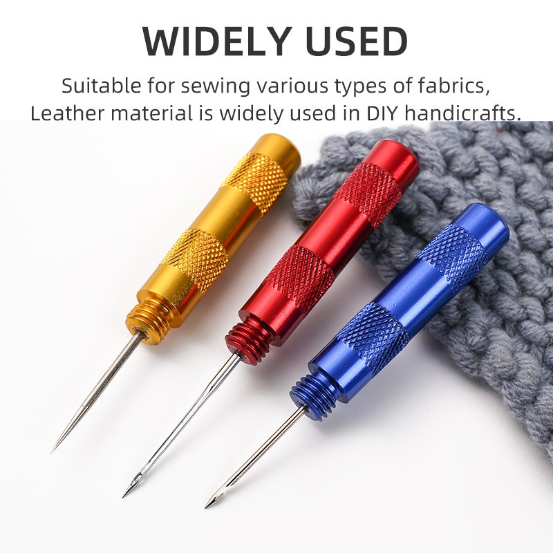 JP DIY Leather Hand Tools Leather Straight Awl Shoe Repair Hook Cone Handmade Sewing Awl