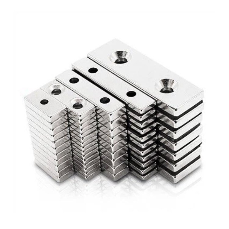 Neodymium Magnets With Screw Hole Countersunk Magnetic N52 Base Flat Countersunk Holes Magnet