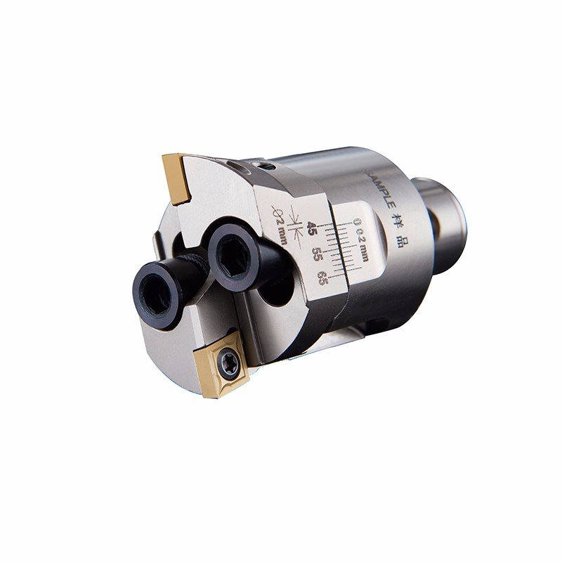 AccKee high precision indexable twin-cutter rough micro automatic boring head CKB6-TWN6890-75 with chuck