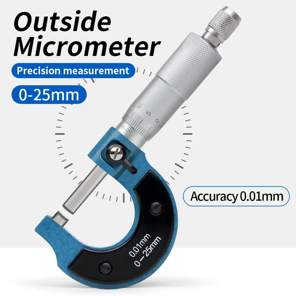0-25mm Disk Type Micrometer Disk Micrometer Outside Micrometer