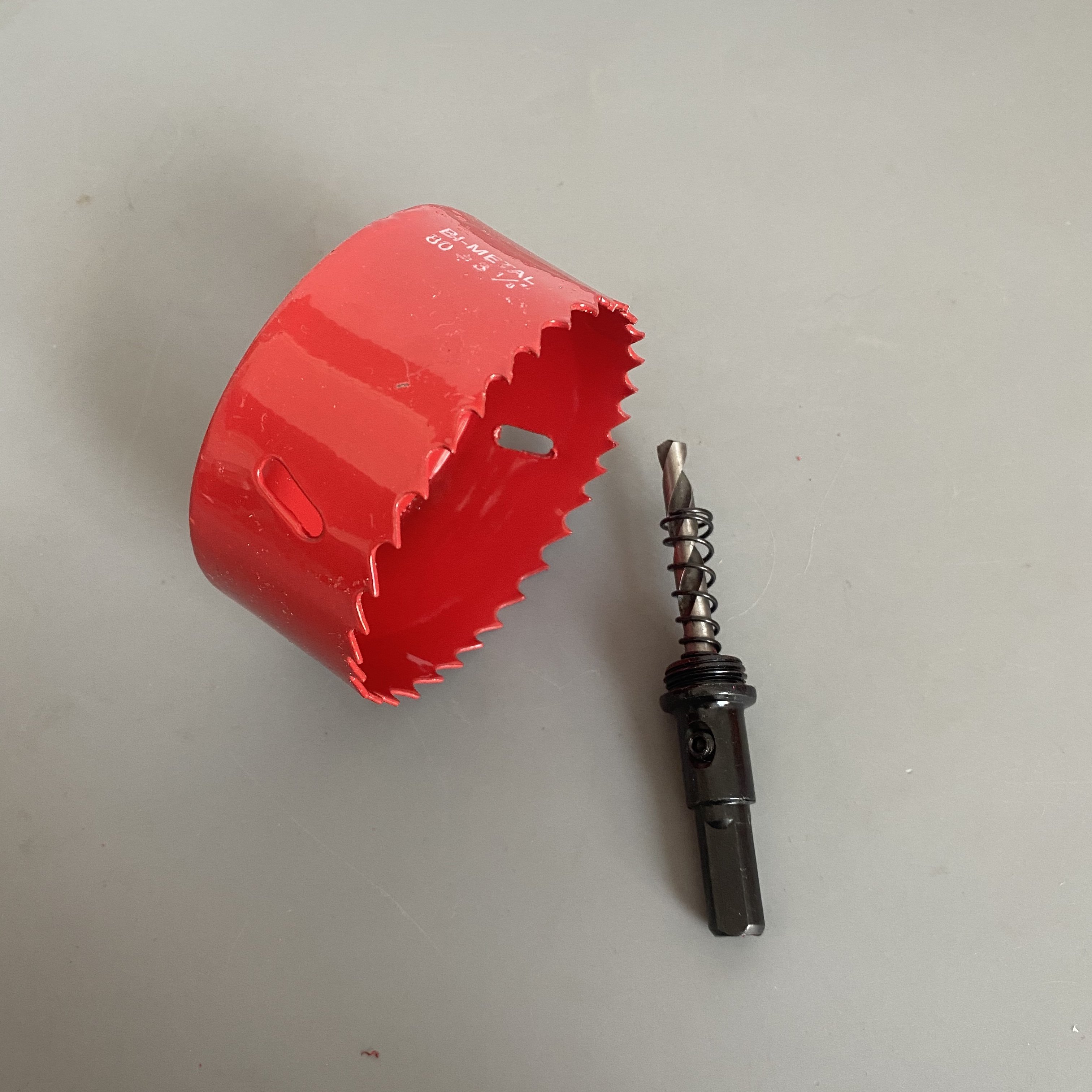 80mm Hole Saw Drill Bit Hole Cutter with Arbor for Wood and Metal LMA-14