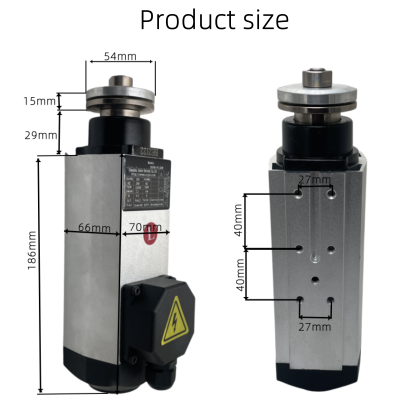 High speed 12000rpm woodworking lathe 1.1KW poweredge sealing spindle motor cnc motor spindle with