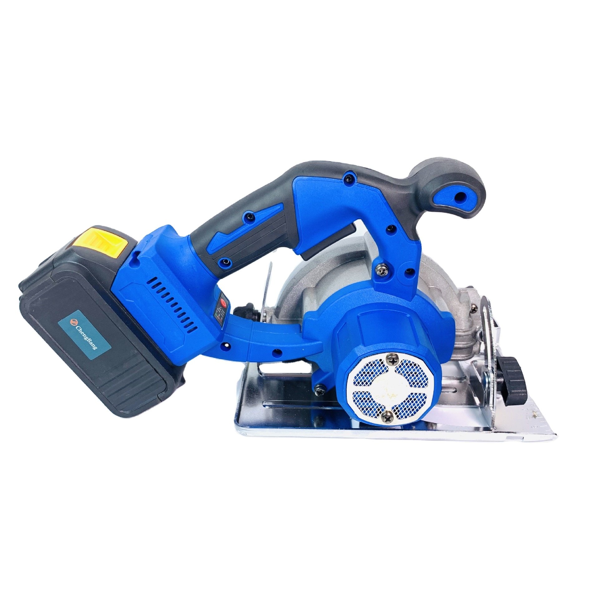 5 inch Brushless Lithium Electric Circular Saw Rechargeable Cordless Circular Saws Portable Cutting Tools Machine Dark Blue C01
