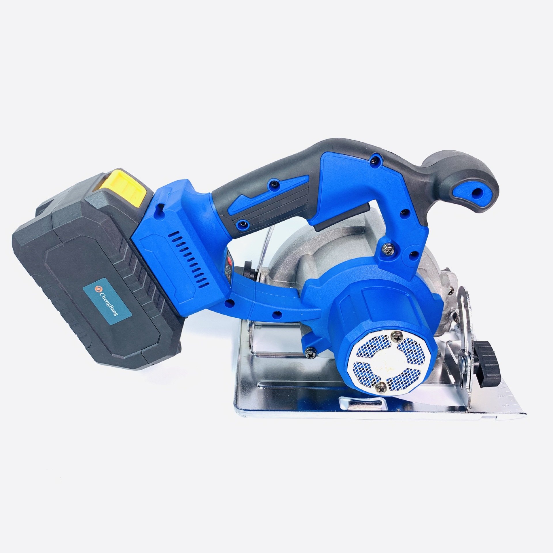 5 inch Brushless Lithium Electric Circular Saw Rechargeable Cordless Circular Saws Portable Cutting Tools Machine Dark Blue C01