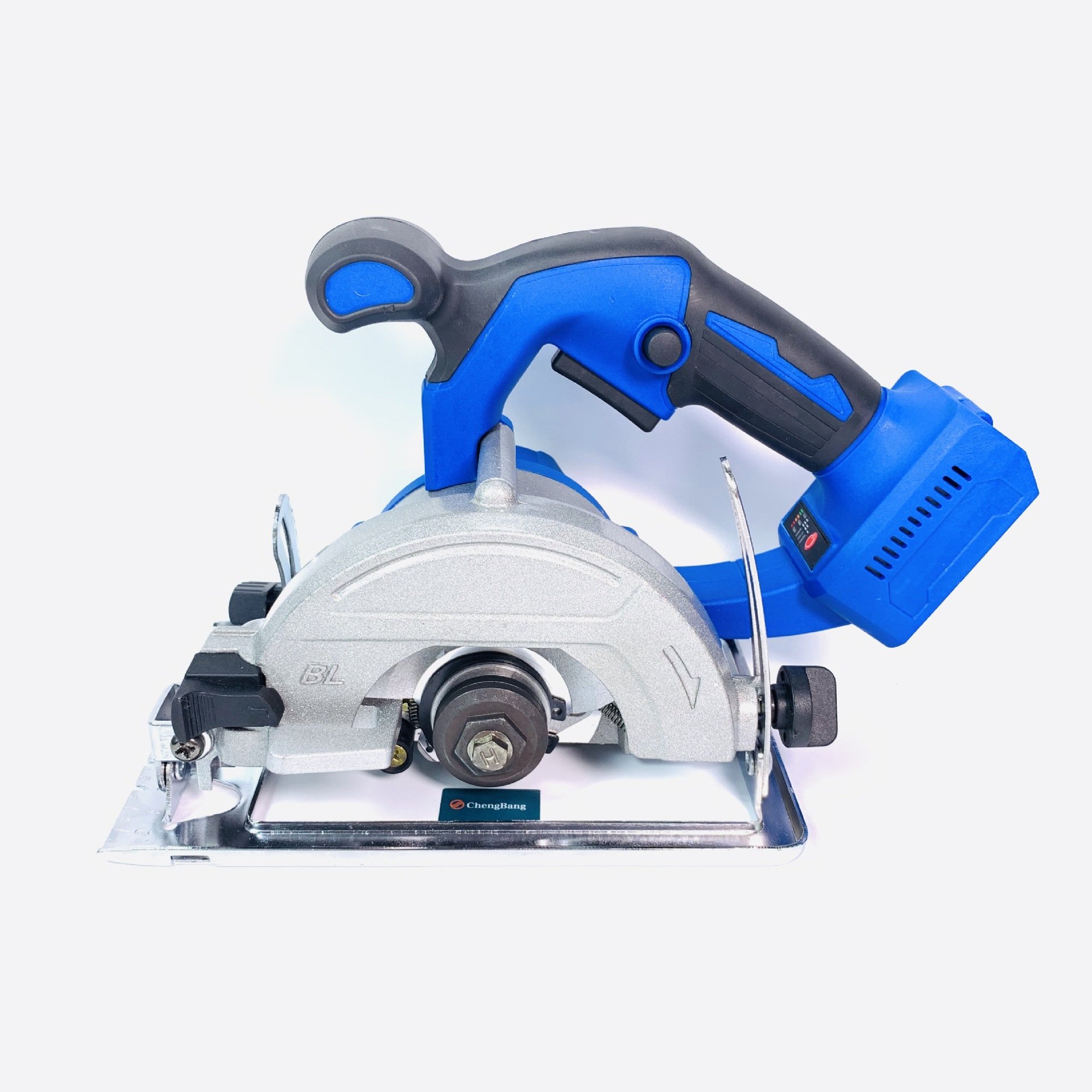 5 inch Brushless Lithium Electric Circular Saw Rechargeable Cordless Circular Saws Portable Cutting Tools Machine Dark Blue C01