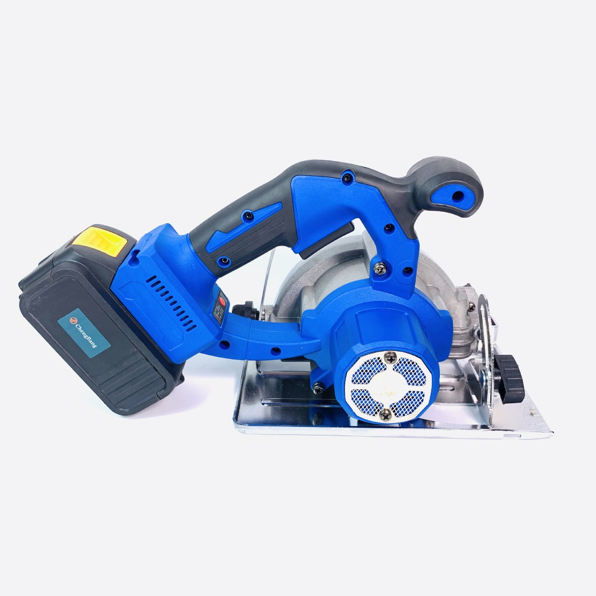 5 inch Brushless Lithium Electric Circular Saw Rechargeable Cordless Circular Saws Portable Cutting Tools Machine Dark Blue C01