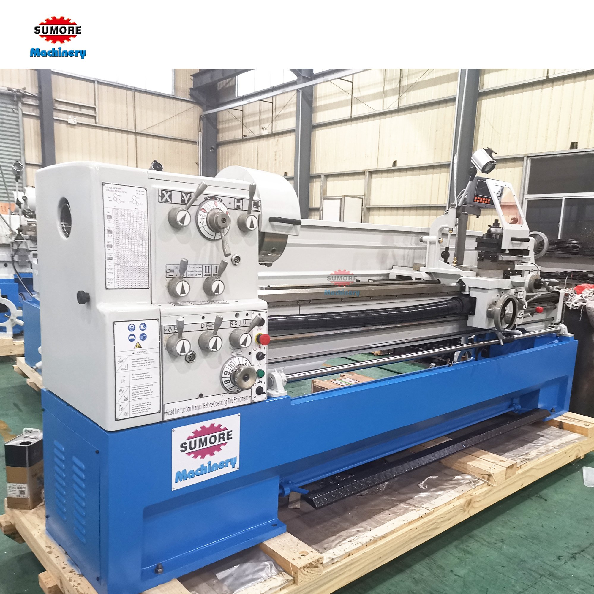 SUMORE Cheapest 2000mm Metal Lathe Machine C6241 C6246 Spindle bore 82mm or 105mm horizontal mechanical lathe machine price