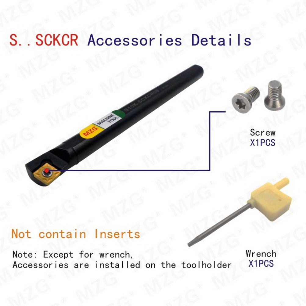 Maifix CNC Carbide Insert Holder SCKCR S08K Internal Turning Tool holder Lathe CNC Machining Turning Boring Tool